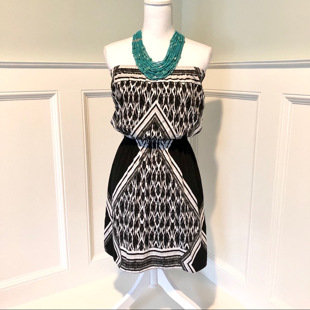 Express Sz S Strapless Dress